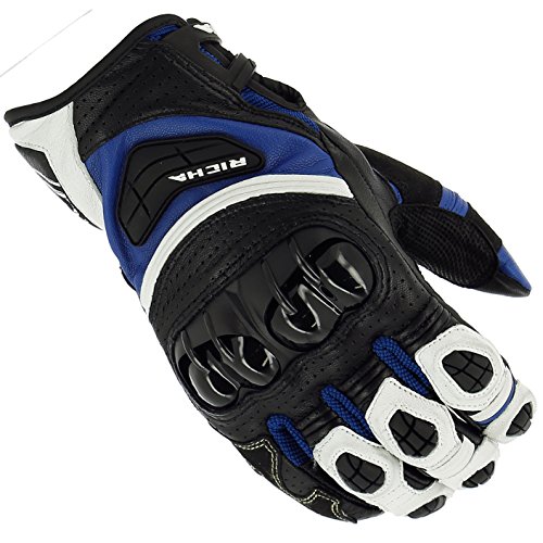 Richa Guantes Stealth, Herren Handschuhe, Azul, Small - 081/STLTH/BB/02 von Richa