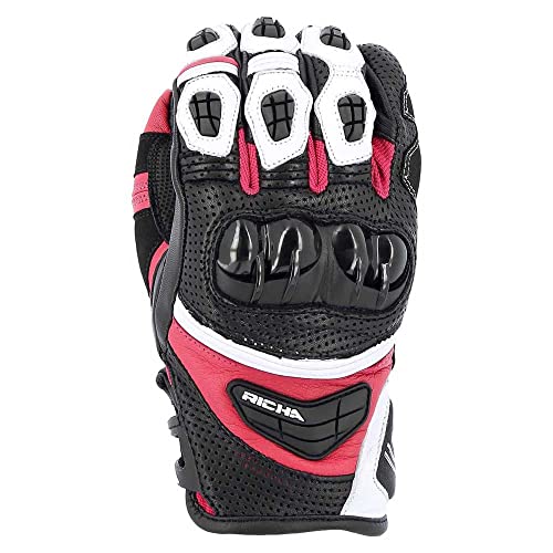 Richa Guantes Stealth, Unisex-Erwachsene Handschuhe, Roso, X-Small - 5STLD700XS von Richa