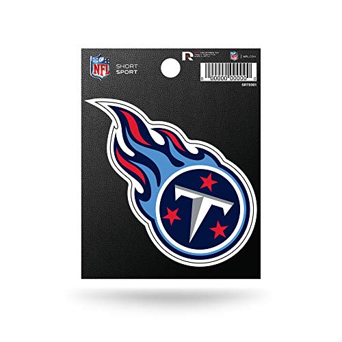 NFL Football Tennessee Titans kurzer Sport-Aufkleber 9,5 x 12,1 cm gestanztes Team-Logo kurzer Sport-Aufkleber von Rico Industries