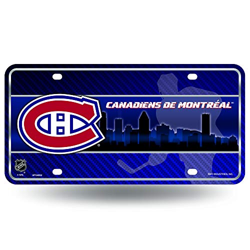 NHL Rico Industries Kennzeichenanhänger, Metall, Montreal Canadiens, 15,2 x 29,2 cm von Rico Industries