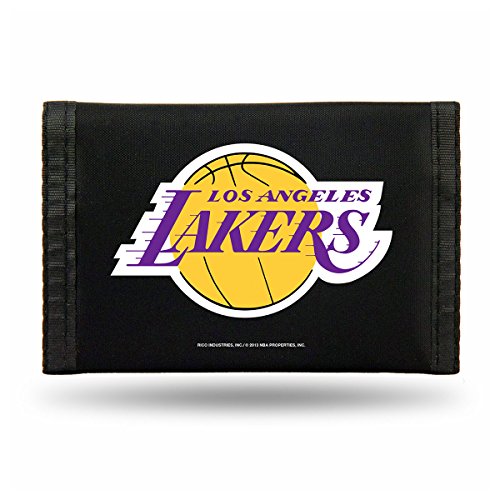 Rico Industries NBA Los Angeles Lakers Nylon-Geldbörse, dreifach gefaltet, Nylon, dreifach faltbar von Rico Industries