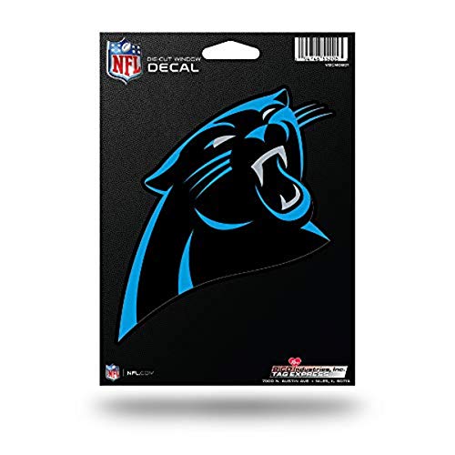 Rico Industries NFL Football Carolina Panthers Medium gestanzter Aufkleber, 12,7 x 17,8 cm von Rico Industries