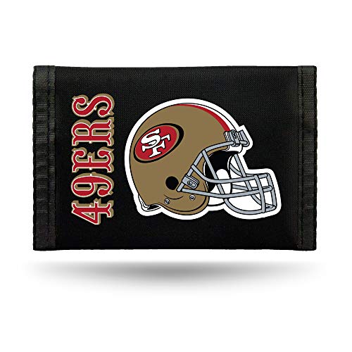 Rico Industries NFL San Francisco 49ers Nylon-Geldbörse, dreifach gefaltet, Nylon, dreifach faltbar von Rico Industries