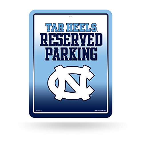 NCAA Parkplatzschild aus Metall, hohe Auflösung, PSM130101, North Carolina Tar Tacchi, 8.5"x11" von Rico