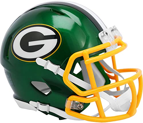NFL Mini Helm Speed Green Bay Packers Flash Edition Footballhelm von Riddell