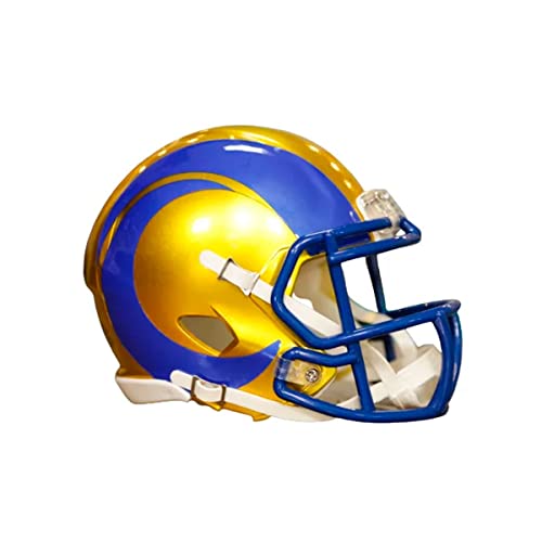 NFL Mini Helm Speed Los Angeles Rams Flash Edition Footballhelm von Riddell