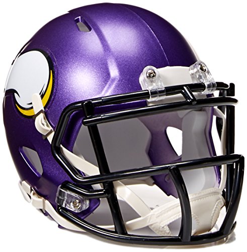 Riddell Revolution Erwachsene NFL Minnesota Vikings Speed Mini Helm, Team-Farbe, Einheitsgröße von Riddell