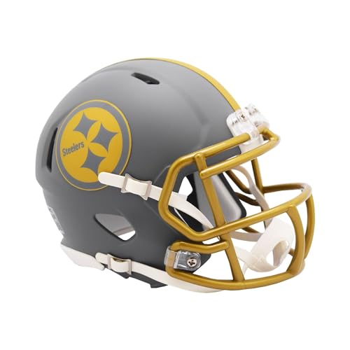 Riddell Speed Mini Football Helm - Slate Pittsburgh Steelers von Riddell