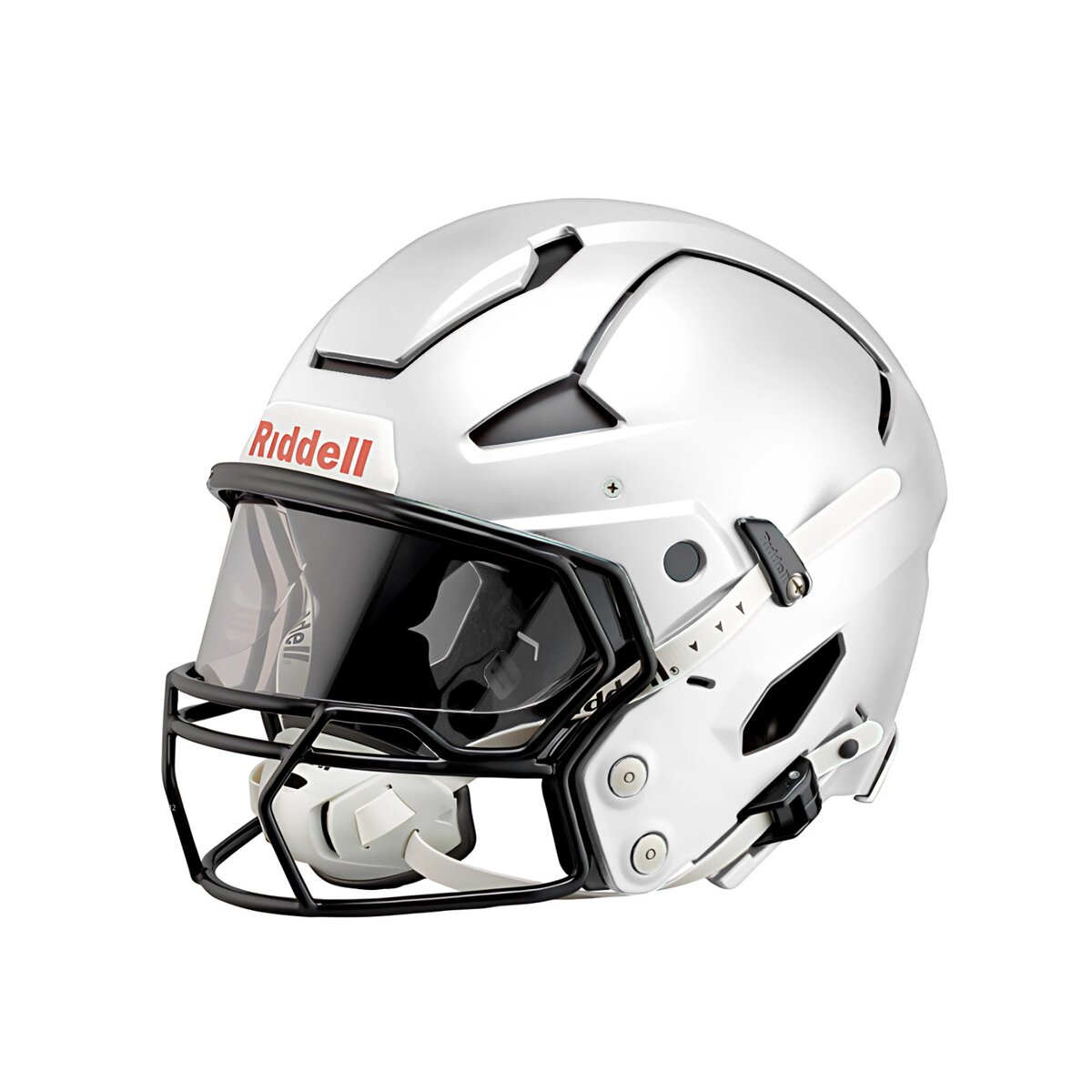 Riddell Axiom Varsity Football Helm 7 1/2 - weiß W-2B-SW-HP-S schwarz clear von Riddell