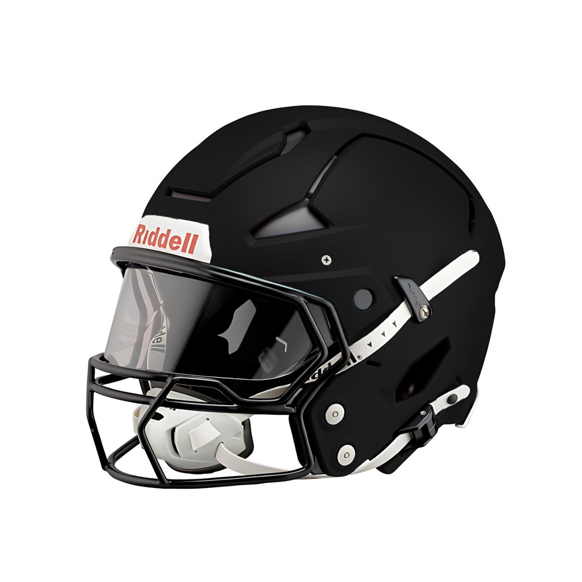 Riddell Axiom Varsity Football Helm 7 3/4 - mattschwarz W-2EG-SW-HP-S schwarz clear von Riddell