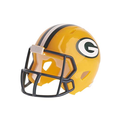 Riddell Mini-American-Football-Helm, NFL-Team: Green Bay Packers, im Taschenformat. von Riddell