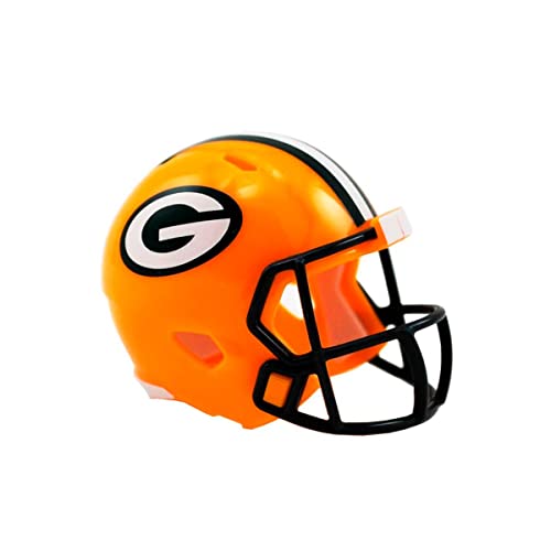 Riddell Mini-American-Football-Helm, NFL-Team: Green Bay Packers, im Taschenformat. von Riddell