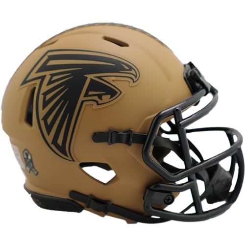 NFL Mini Speed Helm Salute to Service 2023 Atlanta Falcons Footballhelm von Riddell