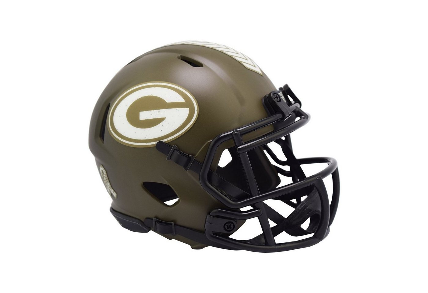 Riddell Sammelfigur Speed Mini Football Helm SALUTE Green Bay Packers von Riddell
