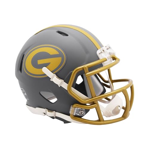 Riddell Speed Mini Football Helm - Slate Green Bay Packers von Riddell