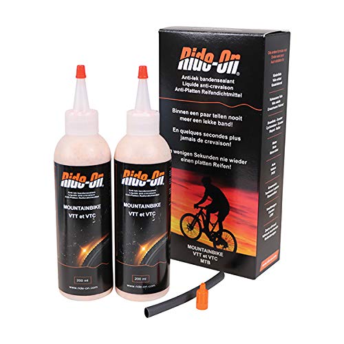 Ride- On Bike- On Unisex-Adult Durchstiche Verhinderer, Rot/braun, 2 x 200ml von Ride- On Bike- On