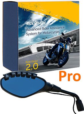 Ride Vision 2.0 Pro m. LED Indikator, Fahrer-Assistenz-System - Schwarz Ride Vision 2.0 Pro m. LED Indikator, Fahrer-Assistenz-System - Schwarz von Ride Vision