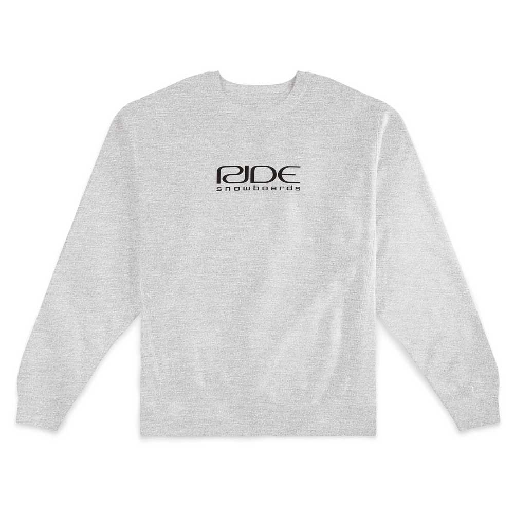 Ride Zero Logo Crew Sweatshirt Grau M Mann von Ride