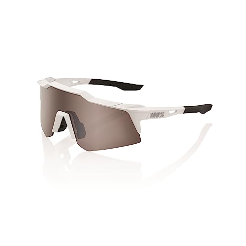 Ride100percent SPEEDCRAFT XS-Matte White-HiPER Silver Mirror Lens, weiß, ESTANDAR von 100%