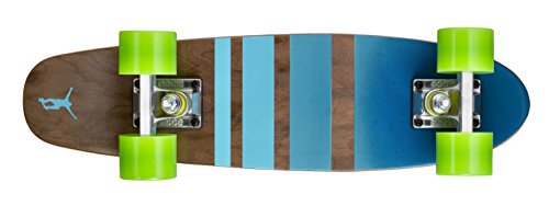 Ridge Erwachsene Maple Holz Mini Cruiser Number Three Skateboard, Green, MPB-22-NR3 von Ridge Skateboards