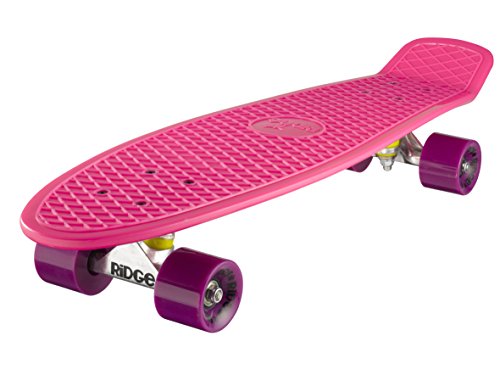 Ridge PB-27-Pink-Purple Skateboard, Pink/Purple, 69 cm von Ridge Skateboards