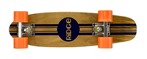 Ridge Retro Skateboard Mini Cruiser, orange, 22 Zoll, WPB-22 von Ridge Skateboards
