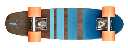 Ridge Erwachsene Maple Holz Mini Cruiser Number Three Skateboard, Orange, MPB-22-NR3 von Ridge Skateboards