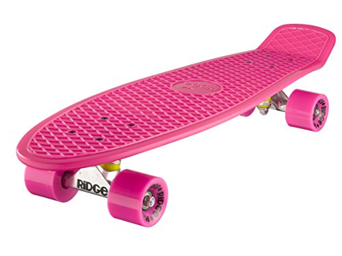 Ridge PB-27-Pink-Pink Skateboard, Pink/Pink, 69 cm von Ridge Skateboards