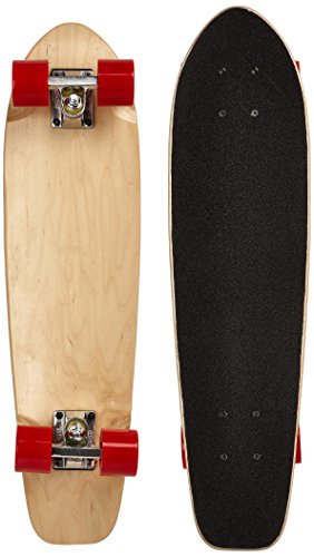 Ridge Skateboards Komplett Mini Cruiser Mini Longboard, Natural Range, Cruiser, Ahorn, 27 Inch von Ridge