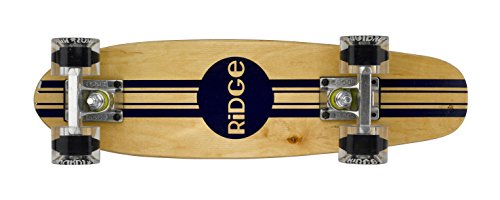 Ridge Retro Skateboard Mini Cruiser, klar, 22 Zoll, WPB-22 von Ridge