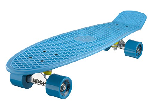 Ridge PB-27-Blue-Blue Skateboard, Blue/Blue, 69 cm von Ridge