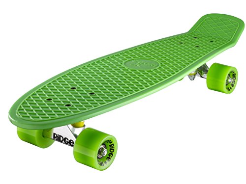 Ridge PB-27-Green-Green Skateboard, Green/Green, 69 cm von Ridge Skateboards