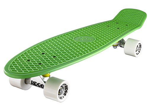 Ridge PB-27-Green-White Skateboard, Green/White, 69 cm von Ridge Skateboards