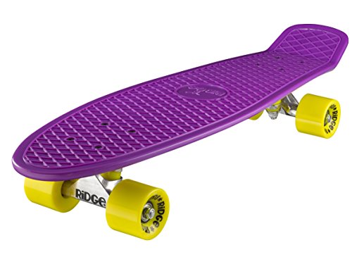 Ridge PB-27-Purple-Yellow Skateboard, Purple/Yellow, 69 cm von Ridge
