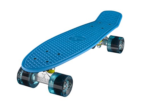 Ridge Skateboard Mini Cruiser, blau-klar blau, 22 Zoll, R22 von Ridge Skateboards