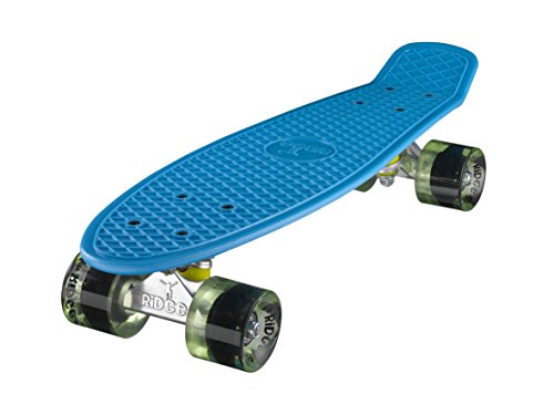 Ridge Skateboard Mini Cruiser, blau-klar grün, 22 Zoll, R22 von Ridge Skateboards