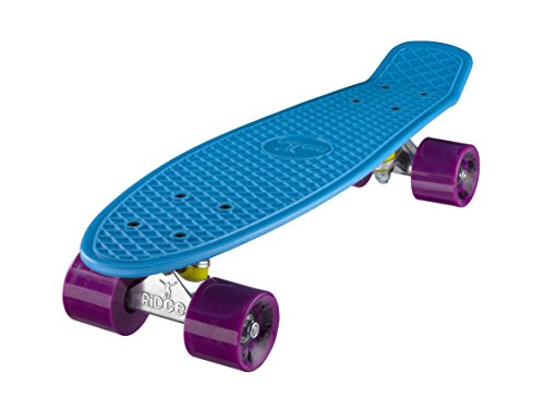 Ridge Skateboard Mini Cruiser, blau-lila, 22 Zoll, R22 von Ridge Skateboards