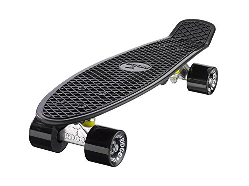 Ridge Skateboard Mini Cruiser, schwarz-schwarz, 22 Zoll von Ridge Skateboards