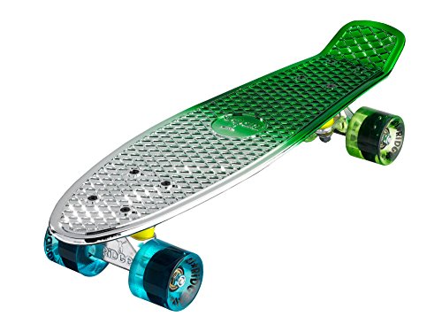 Ridge Skateboards 22" Neochrome Mini Cruiser Board Skateboard, komplett, 55cm von Ridge Skateboards