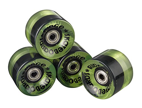Ridge Skateboard Rollen Cruiser, klar grün, 59 mm, r-logo-cw von Ridge Skateboards