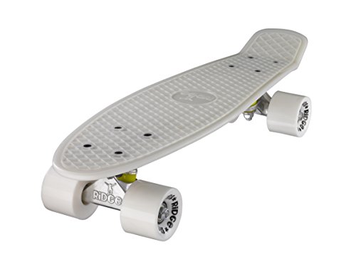 Ridge Skateboards Glow in the Dark Mini Cruiser Board Skateboard, komplett, 55cm von Ridge Skateboards