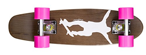 Ridge Skateboards Holz Ahorn Skateboard Mini Cruiser, Dark Dye NR1, komplett, 55cm von Ridge Skateboards