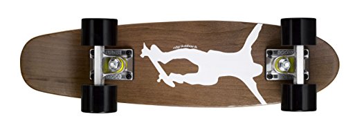 Ridge Unisex-Youth Cruiser Maple Holz Mini Number One Skateboard, Schwarz, 56 cm von Ridge Skateboards