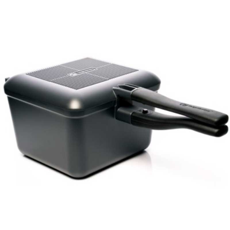 Ridgemonkey Connect Granite Edition Deep Pan&griddle Silber von Ridgemonkey