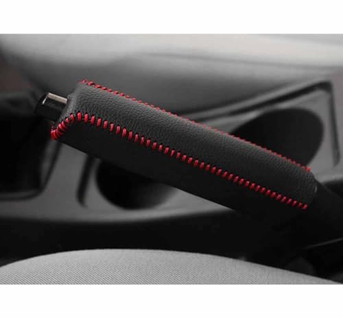 Auto Handbremsen-Abdeckung füR Suzuki Jimny GJ FJ / Samurai 2014-2024, Handbremsengriffe HüLse Handbremse Dekoration Abdeckung,B/Black Red Line von RidiD