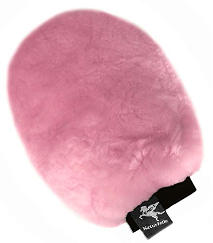 Engel Reitsport Lammfell Putzhandschuh zur Fellpflege PUHA1-PIN pink rosa von Engel Reitsport