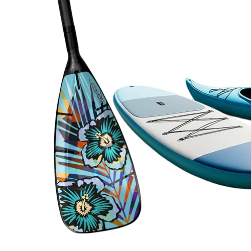 Riesel Design - Paddle Aufkleber, Universelle Paddel-Aufkleber, Wasserfest, UV-beständig, Designs, für SUP Kanu Rafting (Aloha) von Rie:Sel Design