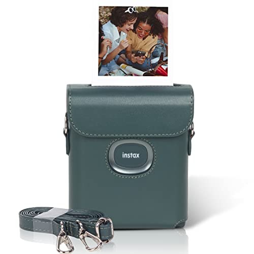Rieibi Fuji Square Link Tasche - SQ Link Schutzhülle für Square Link Smartphone Drucker mit Schultergurt - Grün von Rieibi