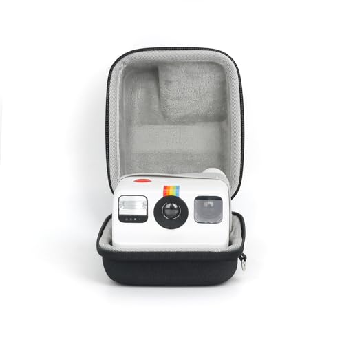 Rieibi Hartschalen-Reisetasche für Polaroid Go Instant Mini Kamera – EVA-Tragetasche für Polaroid Go 9035/9071/9070 Kamera mit Gurt und Zubehörtasche von Rieibi