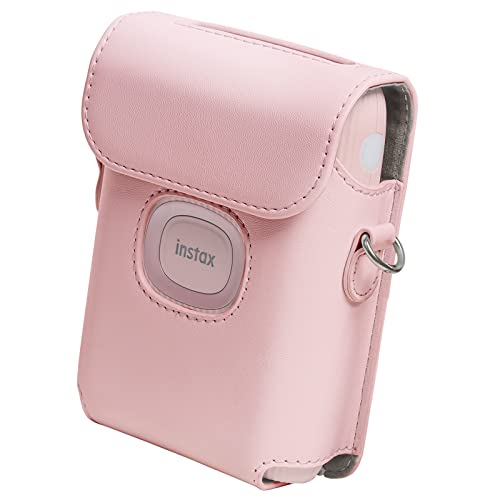 Rieibi Mini Link 2 Tasche - Schutzhülle für Fujifilm Instax Mini Link 2 Smartphone Drucker Mini Link 2 hülle mit Schultergurt, Rose, Kosmetikkoffer von Rieibi